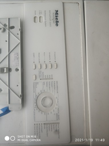 Zdjęcie oferty: Szybka, tarcza, panel pralki Miele W151,Senator22 