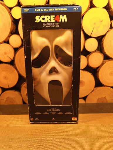 Zdjęcie oferty: Krzyk 4 Scream 4 Blu-ray DVD kolekcjonerskie