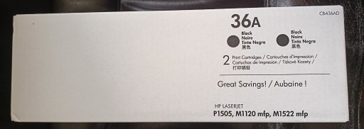 Zdjęcie oferty: ORYGINALNY TONER HP 36A