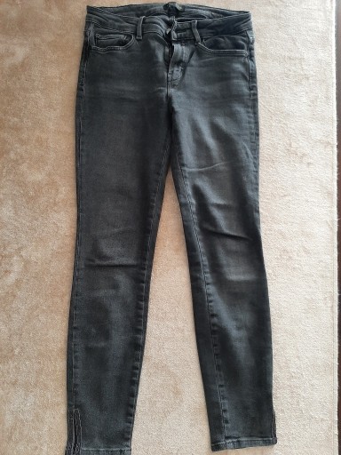 Zdjęcie oferty: Jeansy Massimo Dutti r. 36, grafitowe, mid rise 