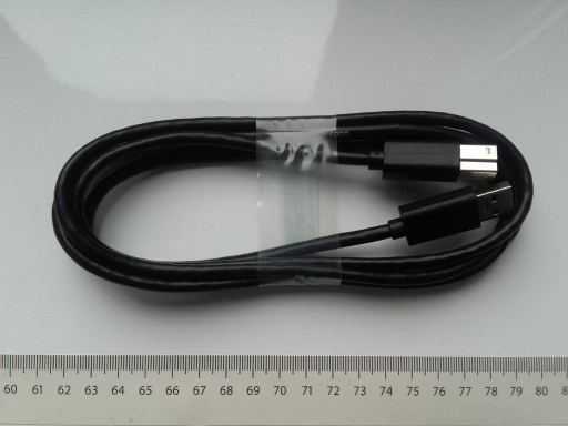 Zdjęcie oferty: Kabel USB_3.0 A-B 190cm, kolor czarny, Używ, 5KL2E