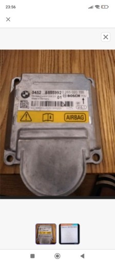 Zdjęcie oferty: Modul airbag bmw f25 x3  6855992 0265020155 eu