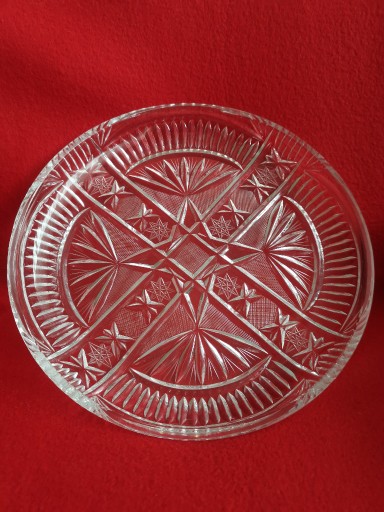 Zdjęcie oferty: Piękny kryształ talerz patera duża