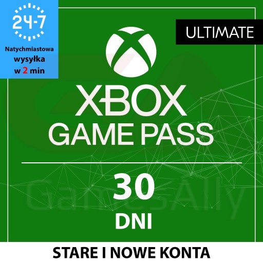 Zdjęcie oferty: XBOX GAME PASS ULTIMATE 30 DNI - 1 MIESIĄC + GOLD