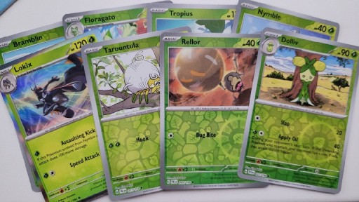 Zdjęcie oferty: Karta Pokemon typ roślinny PAL SVI holo