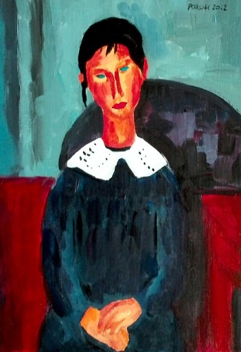 Zdjęcie oferty: Amedeo Modigliani, Młoda służąca, 21x29,7