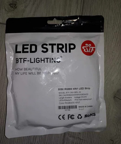 Zdjęcie oferty: Taśma LED 24V RGBWW 4in1 SMD5050 ip30 5metrów