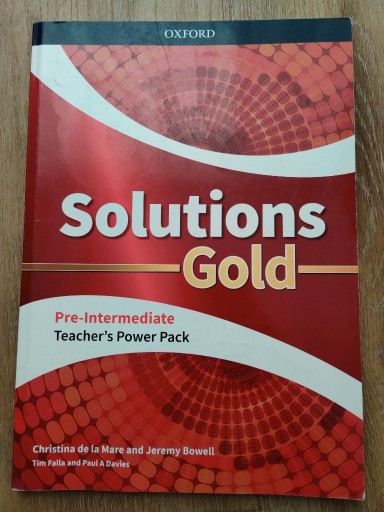 Zdjęcie oferty: Solutions Gold Teacher's power pack