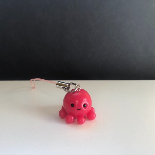 Zdjęcie oferty: Zawieszka do telefonu HANDMADE ośmiorniczka kawaii