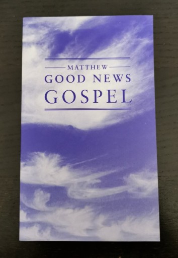 Zdjęcie oferty: Matthew Good News Gospel