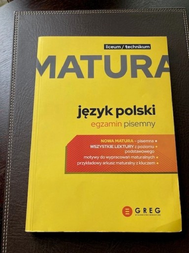 Zdjęcie oferty: Matura - język polski - egzamin pisemny