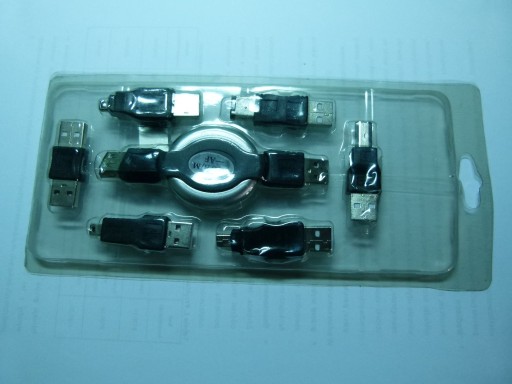 Zdjęcie oferty: Przelotki przejściówki USB zestaw NOWY prezent