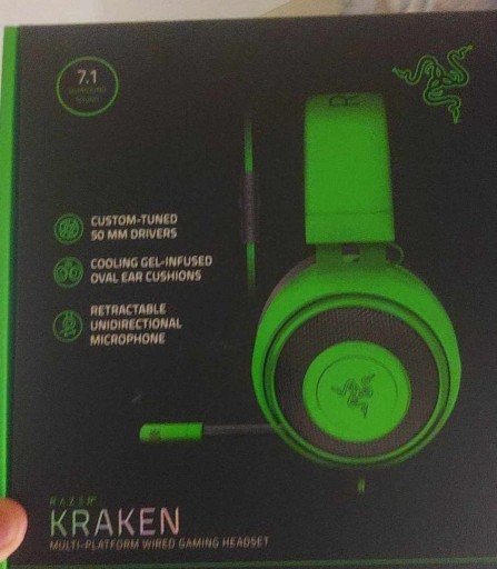 Zdjęcie oferty: Słuchawki RAZER Kraken Zielony