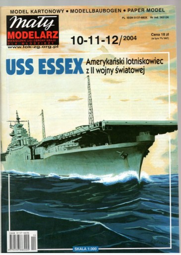 Zdjęcie oferty: Mały Modelarz 10-12/14 - Lotniskowiec USS Essex