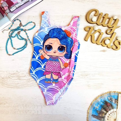 Zdjęcie oferty: Jednoczęściowy strój kąpielowy LOL Surprise dla dziewczynki,rozmiar 110-116