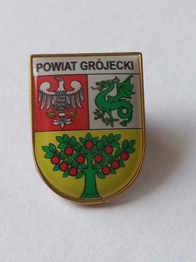 Zdjęcie oferty: Herb powiat Grójecki przypinka pin odznaka wpinka