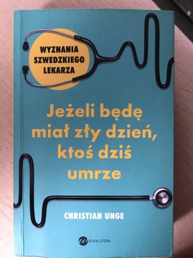 Zdjęcie oferty: Jeżeli będę miał zły dzień, ktoś dziś umrze