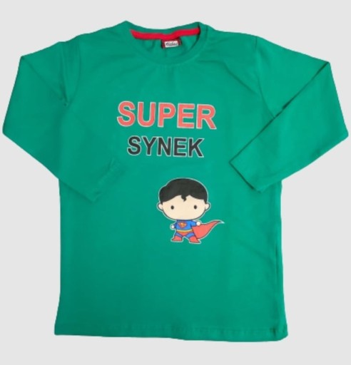 Zdjęcie oferty: Bluzka chłopięca "Super Synek" 5-6 LAT 