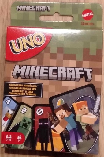 Zdjęcie oferty: UNO Minecraft, nowa gra karciana, Mattel