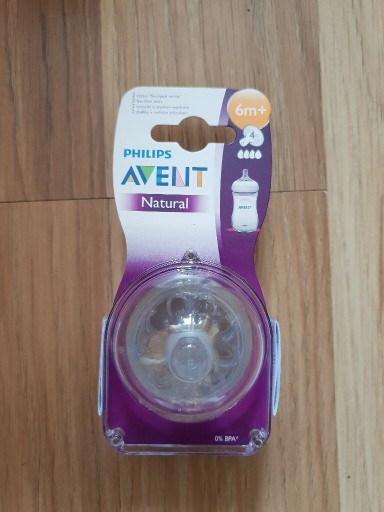 Zdjęcie oferty: Avent Natural smoczek do butelki smoczki 6m+