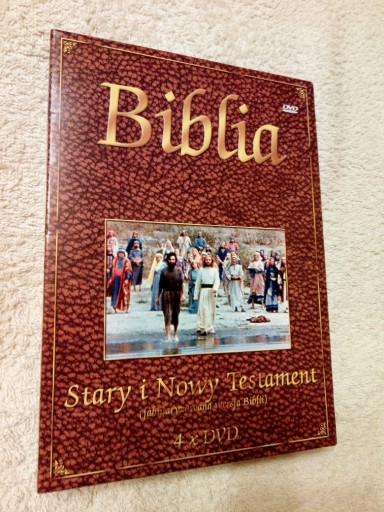 Zdjęcie oferty: BIBLIA Stary i Nowy Testament 4xDVD NOWE lektor PL