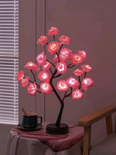 Zdjęcie oferty: Drzewo LED z 26 Różami - Dekoracyjna Lampka