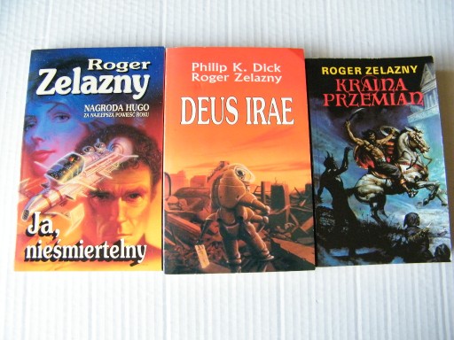 Zdjęcie oferty: R. Zelazny Philip K. Dick ZESTAW 3 książki - Deus Irae, Kraina Przemian