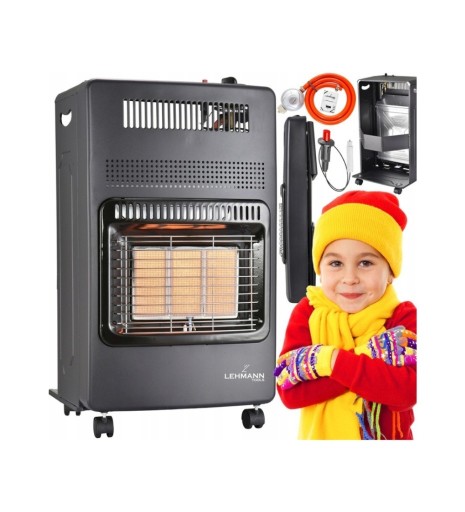 Zdjęcie oferty: Grzejnik/Piecyk gazowy Lehmann 4200W czarny