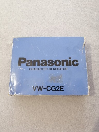 Zdjęcie oferty: Panasonic generator napisów VW-CG2E