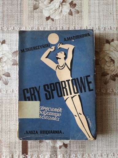 Zdjęcie oferty: Gry sportowe podręcznik - M. Skierczyński 1936