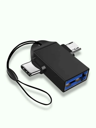 Zdjęcie oferty: Adapter OTG 2w1 USB (A) do USB-C i micro-USB