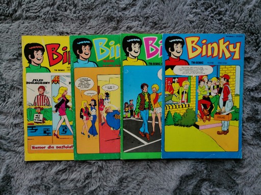 Zdjęcie oferty: Komiksy BINKY Tm-Semic Komplet 1-4 z 1992 r.