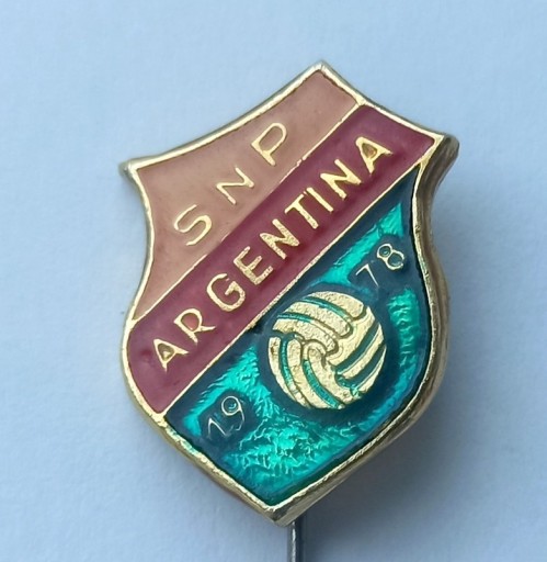 Zdjęcie oferty: Oryginalna odznaka Argentyna 1978 SNP Mistrostwa