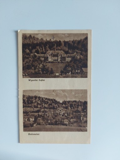 Zdjęcie oferty: Bukowiec Wysoka Łąka Sanatorium Kowary 1949