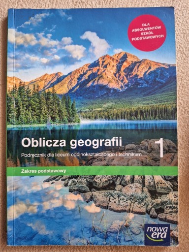 Zdjęcie oferty: Podręcznik Oblicza geografii 1 zakres podstawowy