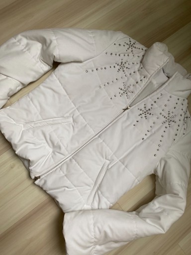 Zdjęcie oferty: Nowa kurtka biała ocieplana Apart  M   