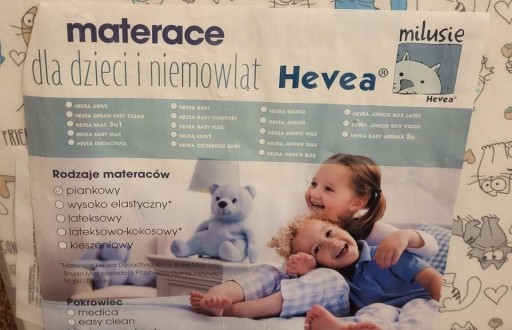 Zdjęcie oferty: HAVEA, nowy, dziecięcy materac w koty 138 x 69