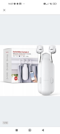 Zdjęcie oferty: Sterownik SWITCHBOT CURTAIN U RAIL 3 Bluetooth