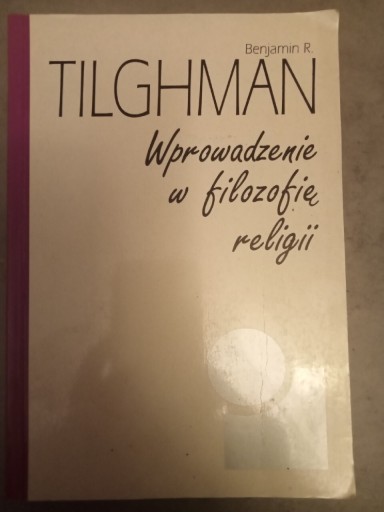 Zdjęcie oferty: Wprowadzenie w filozofię religii