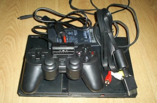 Zdjęcie oferty: konsola ps2 PlayStation 2,pad i okablowanie