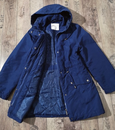 Zdjęcie oferty: 42 granatowa kurtka parka Bhs odpinany kaptur