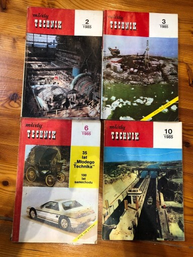 Zdjęcie oferty: Młody technik 1985 nr 2,3,6,10 