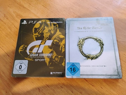 Zdjęcie oferty: 2 gry ps4 steelbook GT sport,The elder scrolls 