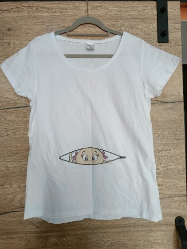 Zdjęcie oferty: Koszulka T-shirt Ciążowy Baby Girl Dziewczynka XL