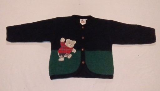 Zdjęcie oferty: Dziecięcy sweterek z aplikacją misia, rozmiar 98