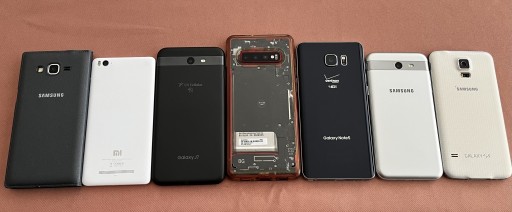 Zdjęcie oferty: Samsung S10+, Samsung Note 5 i inne, zestaw 7 telefonów