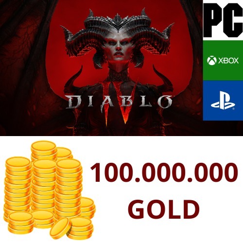 Zdjęcie oferty: Diablo 4 100 MLN GOLD 100.000.000 Złota Sezon 1