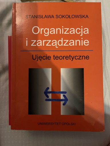 Zdjęcie oferty: Organizacja i zarządzanie Stanisława Sokołowska