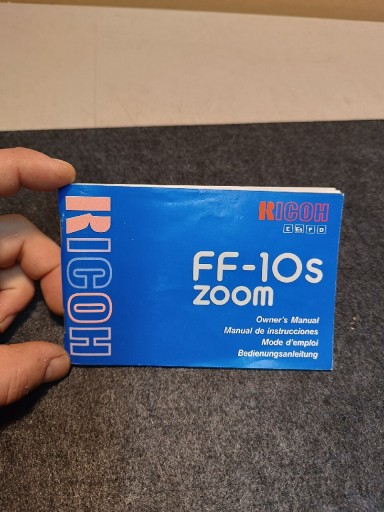 Zdjęcie oferty: Instrukcja Ricoh FF-10s zoom