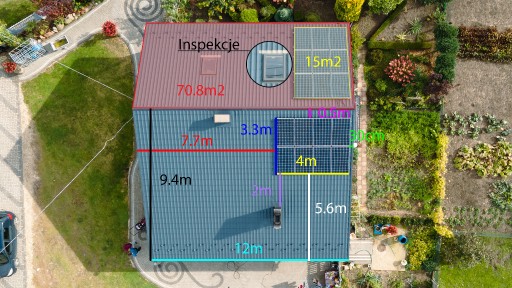 Zdjęcie oferty: Pomiary dachów mierzenie inspekcje fotografia dron